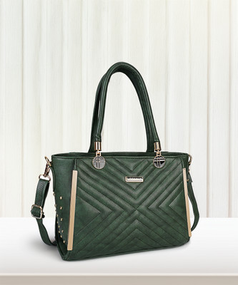 Lookout Fashion Women Green Hand-held Bag