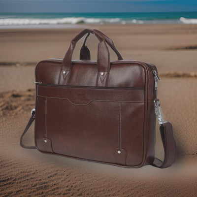 house of common Men & Women Brown Messenger Bag