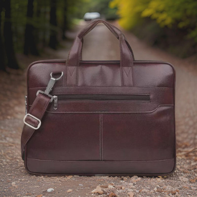 Shivra Men & Women Brown Messenger Bag