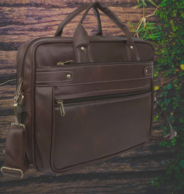 Shivra Men & Women Brown Messenger Bag