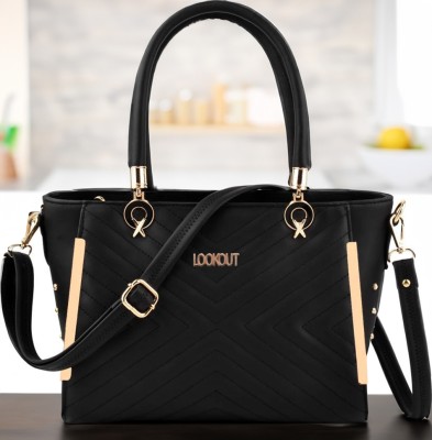 Lookout Fashion Women Black Shoulder Bag