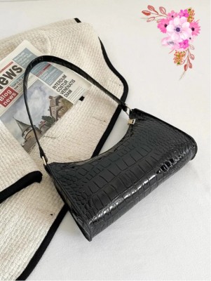 LSTYLE Women Black Shoulder Bag