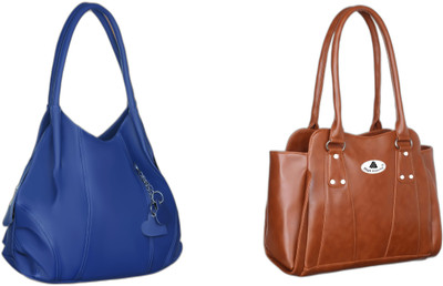 High Gravity Women Tan, Tan Shoulder Bag(Pack of: 2)