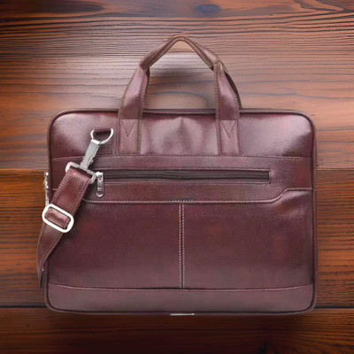 house of common Men & Women Brown Messenger Bag