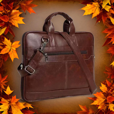 Shivra Men & Women Brown Messenger Bag