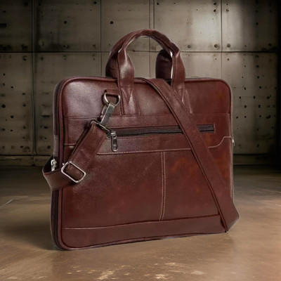 house of common Men & Women Brown Messenger Bag