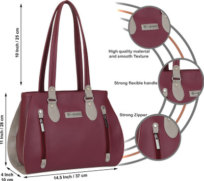 cp criceep Women Maroon Shoulder Bag