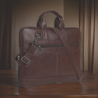 Shivra Men & Women Brown Messenger Bag