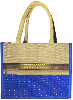 FashMade Women Blue, Beige Messenger Bag