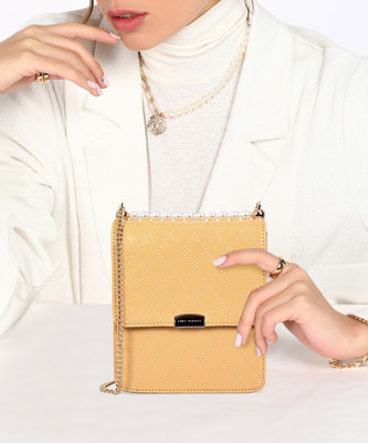 LINO PERROS Women Yellow Satchel