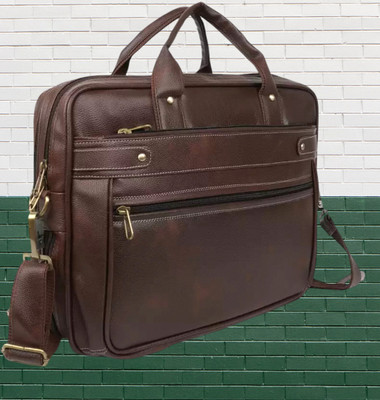 JairaJ Men & Women Brown Messenger Bag