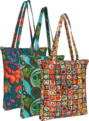 Anekaant Women Multicolor Shoulder Bag(Pack of: 3)