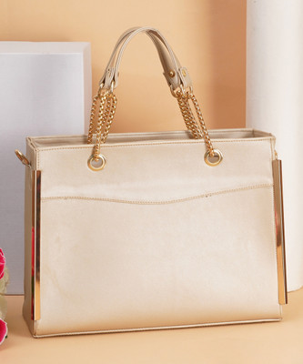 Fabbhue Women Gold Hand-held Bag