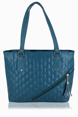 JAPKAUR Women Blue Tote