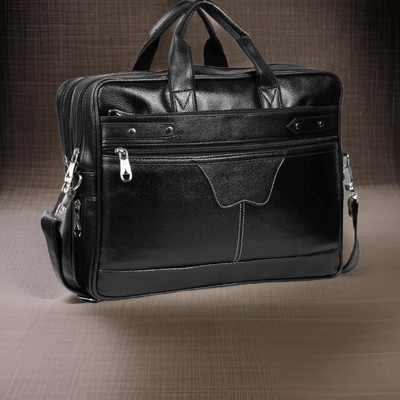 house of common Men & Women Black Messenger Bag