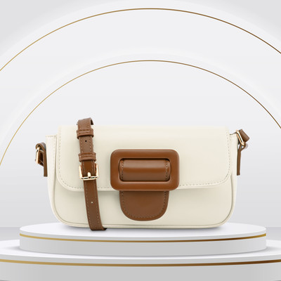 Fastrack Women White Sling Bag