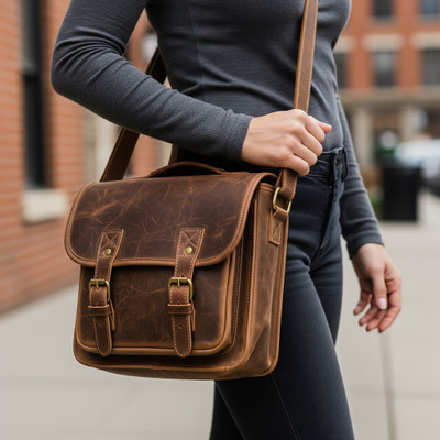 Qivorra Women Brown Messenger Bag