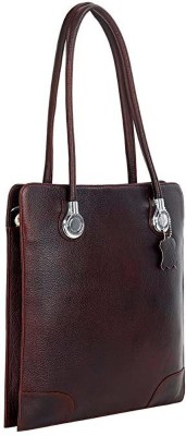 RICHSIGN LEATHER ACCESSORRIES Women Brown Handbag