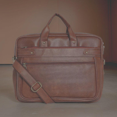 JairaJ Men & Women Tan Messenger Bag