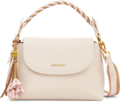 Miraggio Women White Satchel