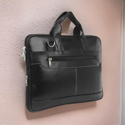 house of common Men & Women Black Messenger Bag