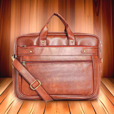 JairaJ Men & Women Tan Messenger Bag