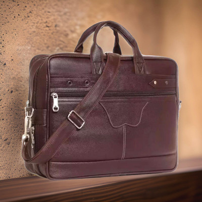 house of common Men & Women Brown Messenger Bag