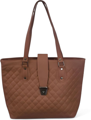 Faisalhub Women Tan Tote