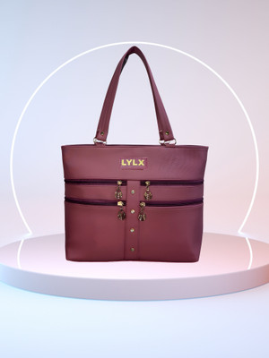 LYLX Women Maroon Handbag