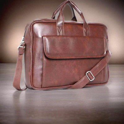 Shivra Men & Women Brown Messenger Bag