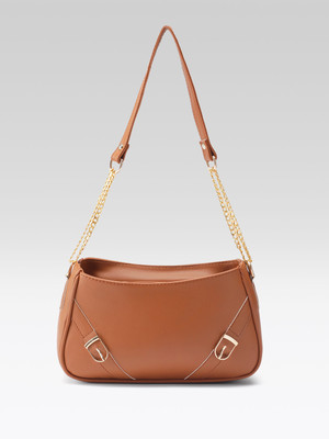 Mast & Harbour Women Tan Shoulder Bag