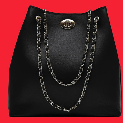 Shree Radhe Women Black Handbag