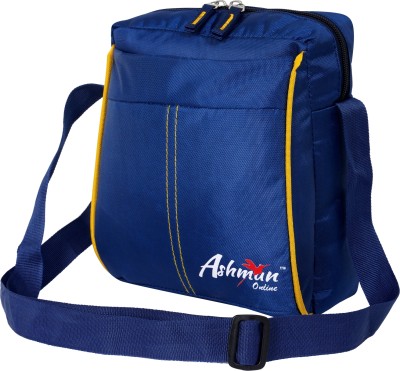 Ashmun Men & Women Blue Messenger Bag