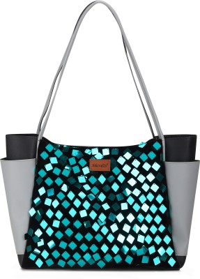 TIZARAT MAN Women Black Tote