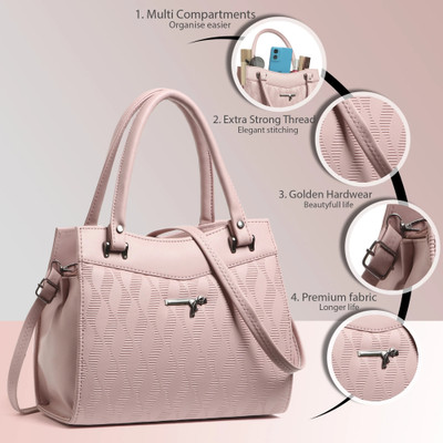 Plush It Women Pink Satchel