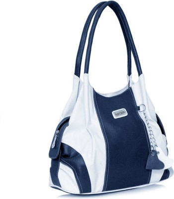 RIGHT CHOICE Women Blue, White Handbag