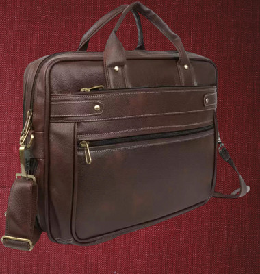 Shivra Men & Women Brown Messenger Bag