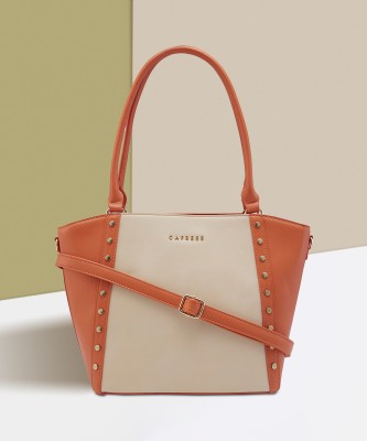 Caprese Women Beige Satchel