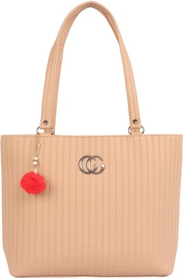 Rajni Fashion Women Beige Handbag