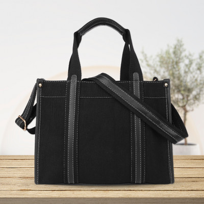 Womanix Women Black Handbag