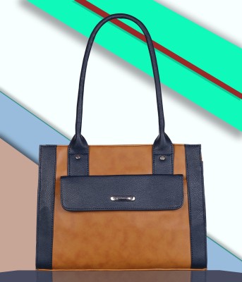 Snappy Women Black, Tan Shoulder Bag