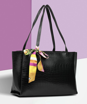 DECORZ Women Black Shoulder Bag