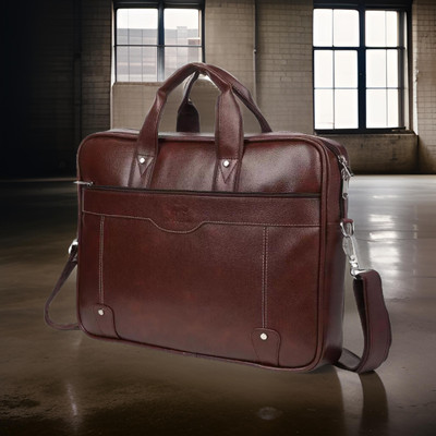 house of common Men & Women Brown Messenger Bag