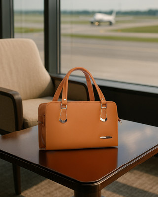 aisna Women Tan Shoulder Bag