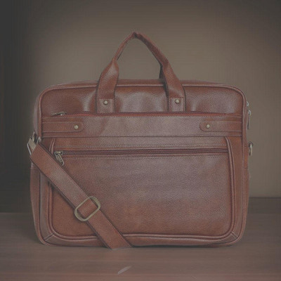 Shivra Men & Women Tan Messenger Bag