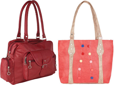 MSK Collection Women Red, Pink Messenger Bag