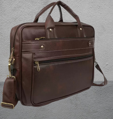 JairaJ Men & Women Brown Messenger Bag