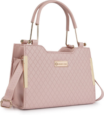 Golden Star Women Pink Hand-held Bag
