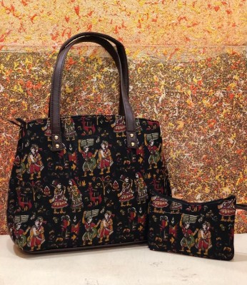 radharoop Women Multicolor Tote(Pack of: 2)