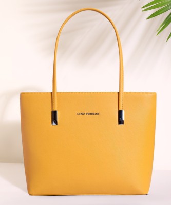 LINO PERROS Women Yellow Shoulder Bag